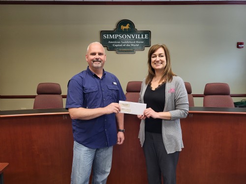 City of Simpsonville receives Safety Grant